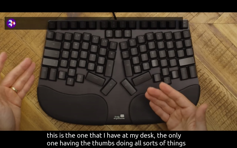 Ergonomic CLEAVE keyboard