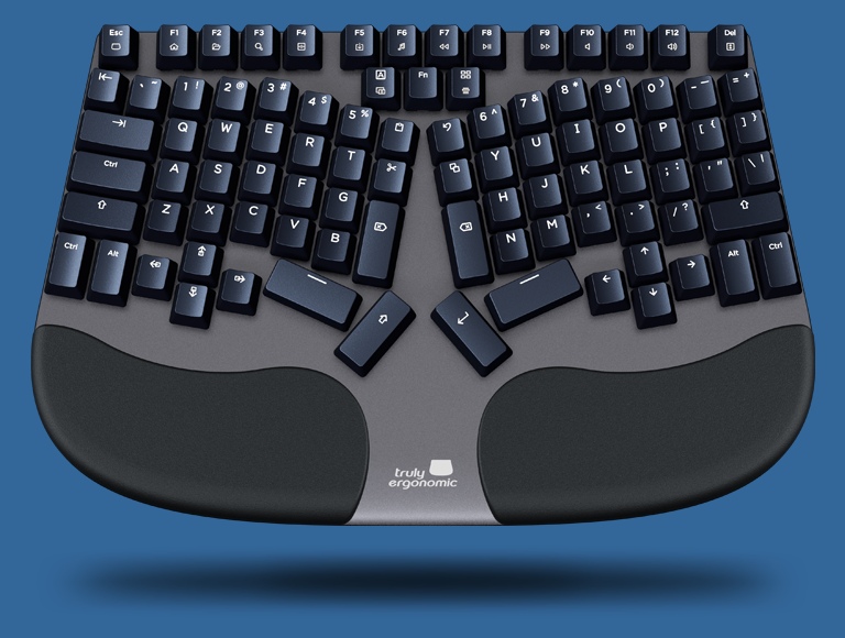 Natural Comfort - You'll love how your fingers glide and your wrists relax with every keystroke.
