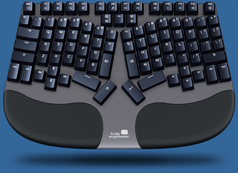 Truly Ergonomic CLEAVE - Most Comfortable and Best Optical Infrared Mechanical Keyboard