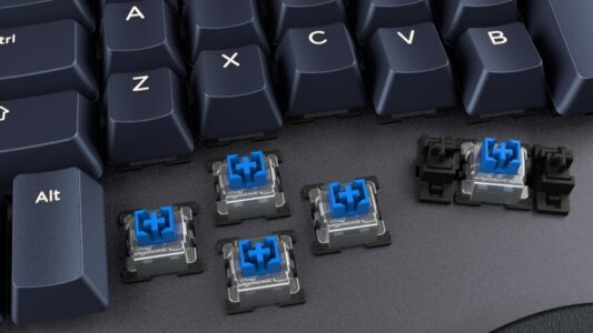 Truly Ergonomic Cleave Infrared Switches Tactile Clicky