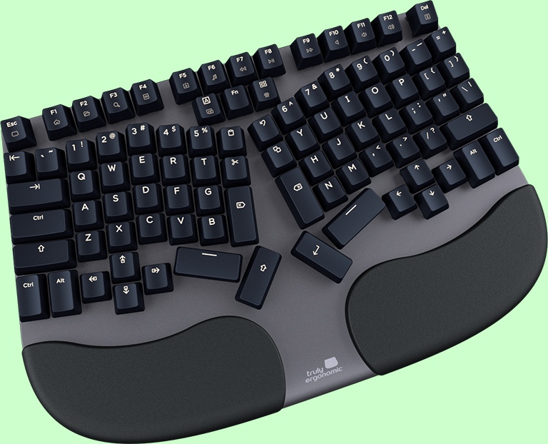 Truly Ergonomic Cleave Most Comfortable Typing Experience