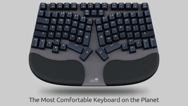 Truly Ergonomic Mechanical Keyboard Most Comfortable Typing